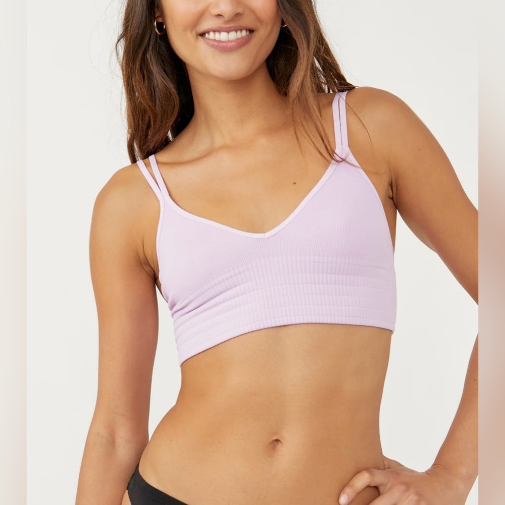 NWOT- Free People - Seams Right Bralette - Candid Dream - Size Small